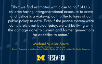 Nearly half of US kids live in homes with criminal justice involvement