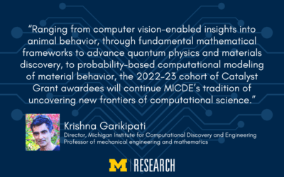 Catalyst Grants enable computational-science innovations