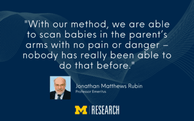 A way to measure brain blood flow in pre-term babies at the bedside