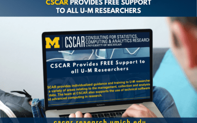 CSCAR provides individualized support and training to U-M researchers relating to the management, collection, and analysis of data.