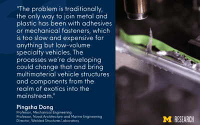 Plastic to metal, steel to aluminum—the future of welding and lightweight vehicles