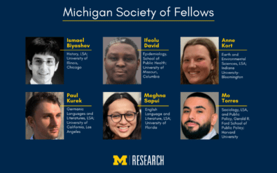 Michigan Society of Fellows names six new members