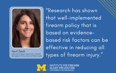 Properly implemented firearm access policies are effective at reducing injury, study finds