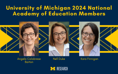 Three U-M faculty members elected to National Academy of Education