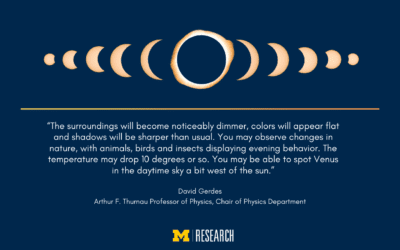 U-M astronomer: Get to the path of April’s total solar eclipse