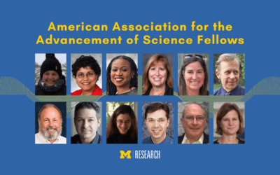 Twelve U-M faculty members named as AAAS fellows