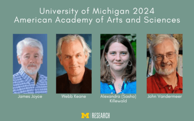 Four from U-M to join American Academy of Arts and Sciences