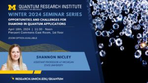 Shannon Nicley, Assistant Professor in the Department of Electrical and Computer Engineering at Michigan State University (MSU), will be presenting 