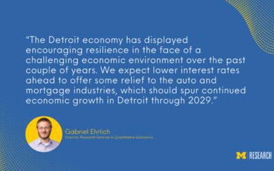 Detroit’s economic picture continues to improve though gains tempered by income challenges