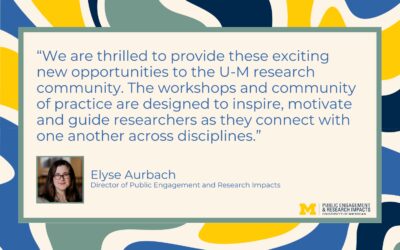 OVPR offers ways to help researchers engage with public