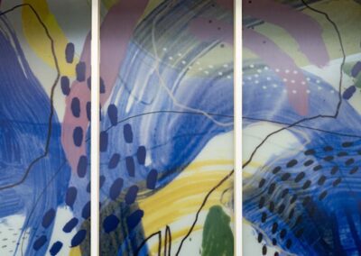 Photo of the U-M Concussion Center mural by Ypsilanti, Michigan-based artist Avery Williamson. Images courtesy of the artists