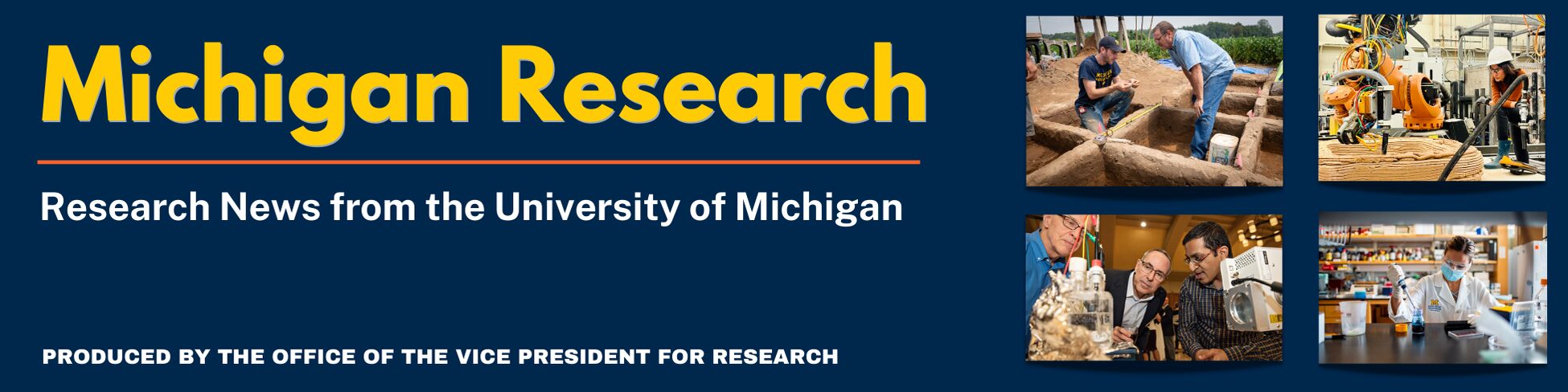 Michigan Research E-Newsletter Banner<br />
