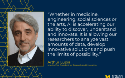 U-M launches effort to advance AI research, collaboration
