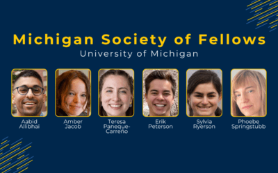 Michigan Society of Fellows names six new junior members