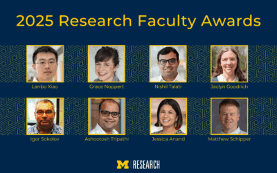 Eight faculty members recognized with research awards