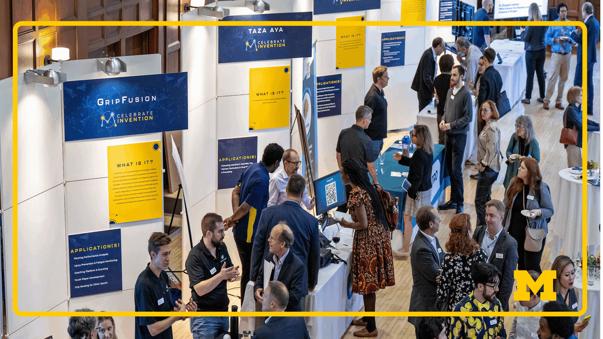 Innovation Partnerships hosts Celebrate Invention, an annual event that honors U-M inventors and the growing impact of U-M innovations at the Michigan League.