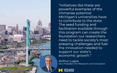 Research Universities for Michigan launches seed funding grants