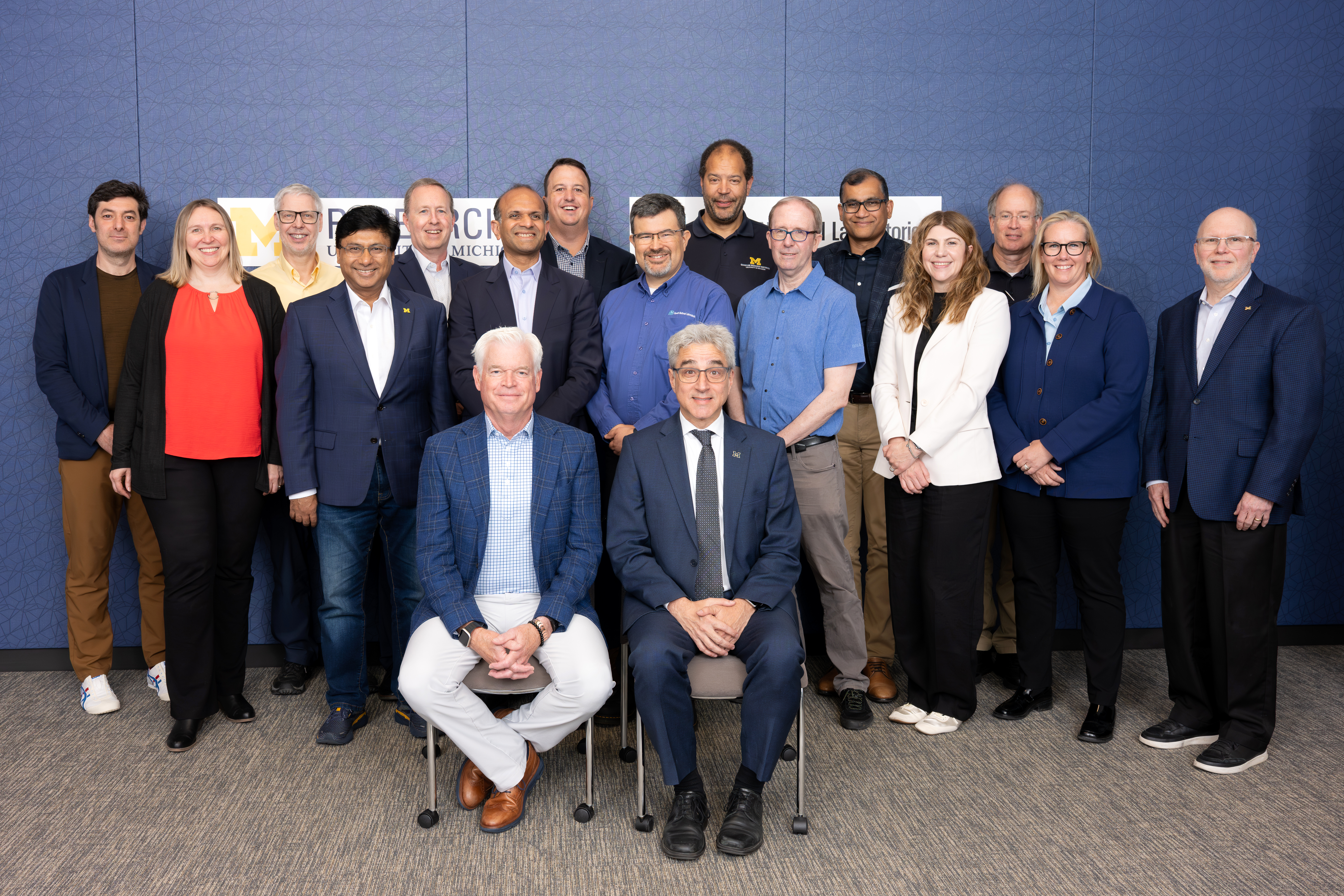 The Vice President of Research meets with the leaders of Sandia National Labs to sign a historical agreement of understanding